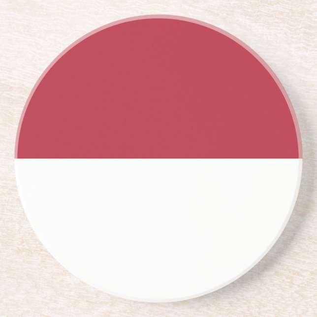 Monaco flagga underlägg (Framsidan)
