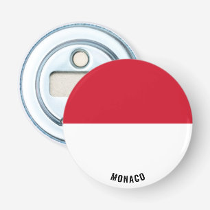 Monaco Flagga Uppsökt Patriotic Flaska-öppnare Flasköppnare