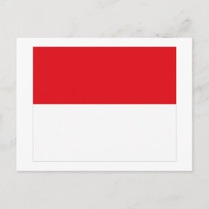 Monaco Flagga-vykort Vykort