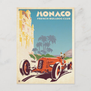 Monaco Fransk Bulldog Klubb Vykort