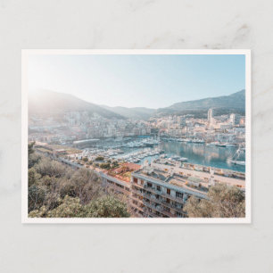 Monaco Franska Rivieran Medelhavet Foto Vykort