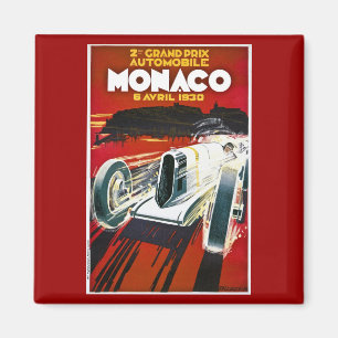 Monaco grand prix 1930 magnet