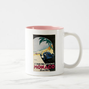 Monaco Grand Prix Automobile Två-Tonad Mugg