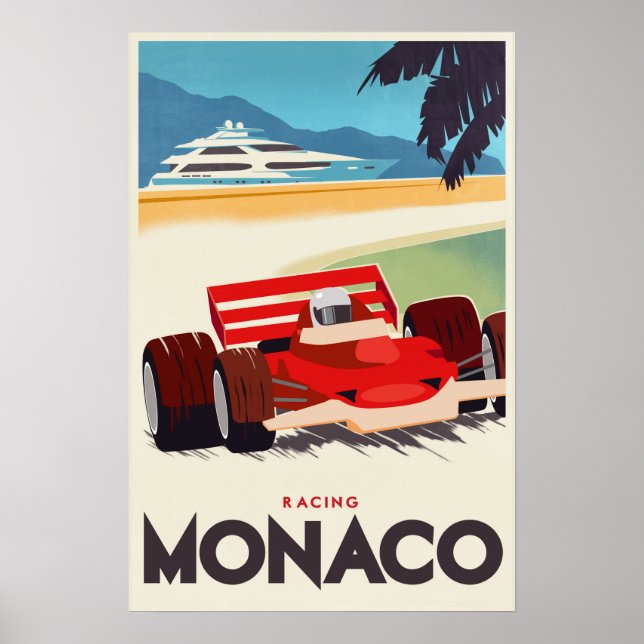 Monaco Grand Prix Poster (Framsidan)