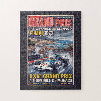 Monaco Grand Prix Retro Racing Pussel