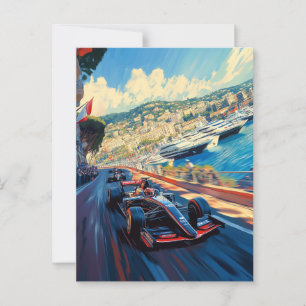 Monaco Grand-prix Vykort
