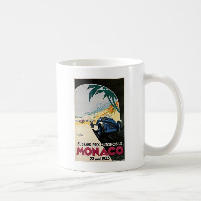 Monaco grand prixbil kaffemugg (Höger)