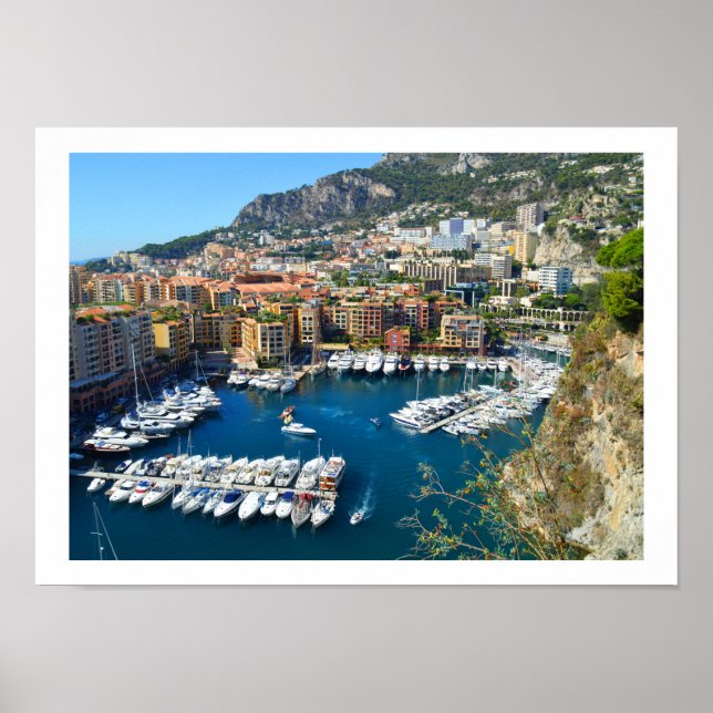 Monaco-hamnen Poster (Framsidan)