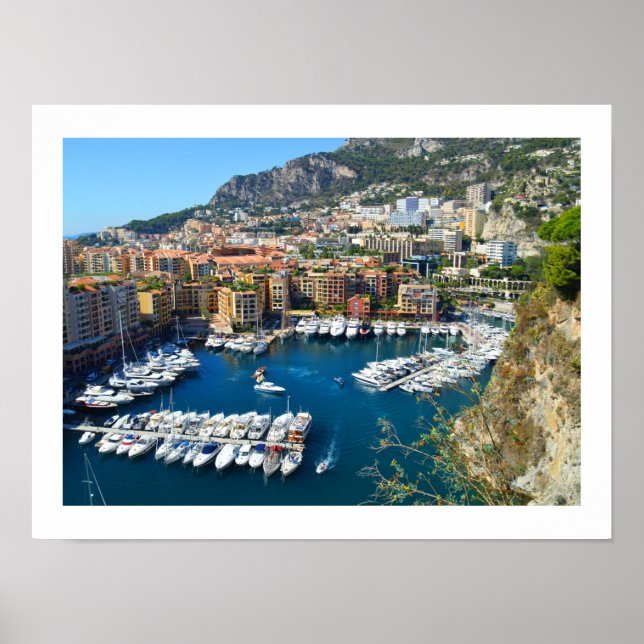Monaco-hamnen Poster (Framsidan)
