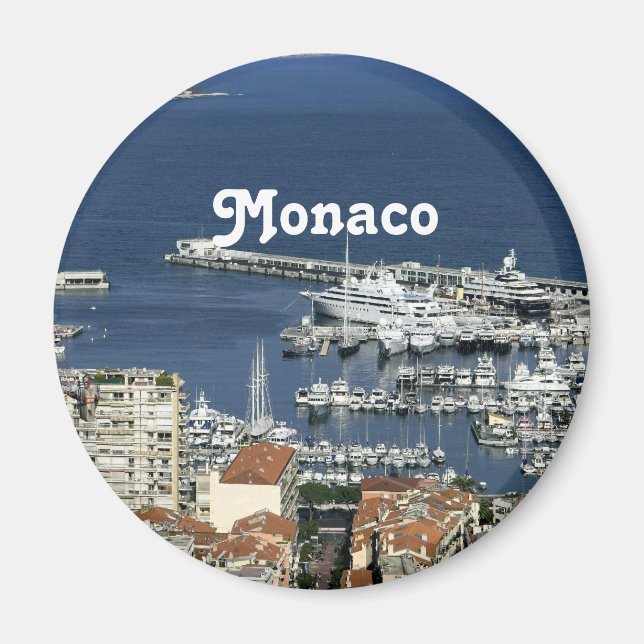 Monaco Harbour Magnet (Framsidan)