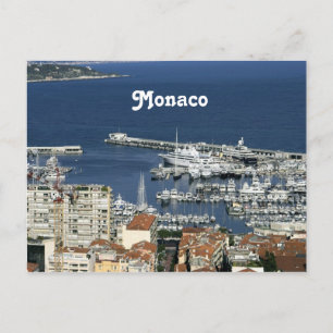 Monaco Harbour Vykort