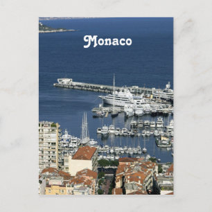 Monaco Harbour Vykort