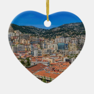 Monaco horisont julgransprydnad keramik