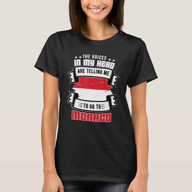 Monaco I Mitt Huvud T Shirt (Framsida)
