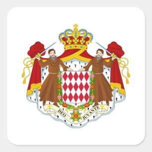 Monaco Jackar Arm Fyrkantigt Klistermärke