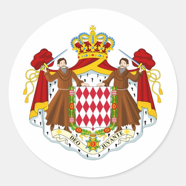 Monaco Jackar av Arm Runt Klistermärke (Framsida)