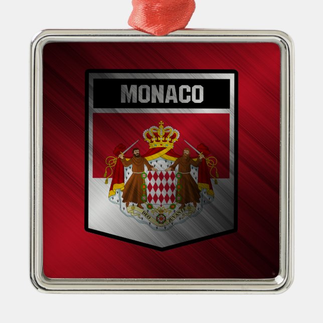 Monaco Julgransprydnad Metall (Framsidan)