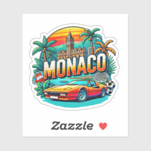 Monaco Klistermärken