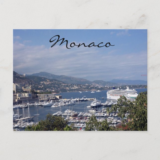 monaco-kryssning vykort (Framsida)