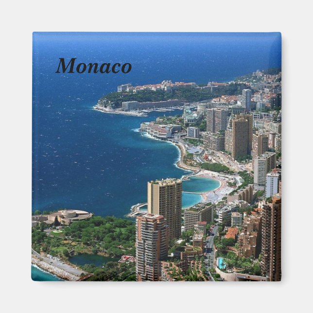 Monaco - magnet (Framsidan)