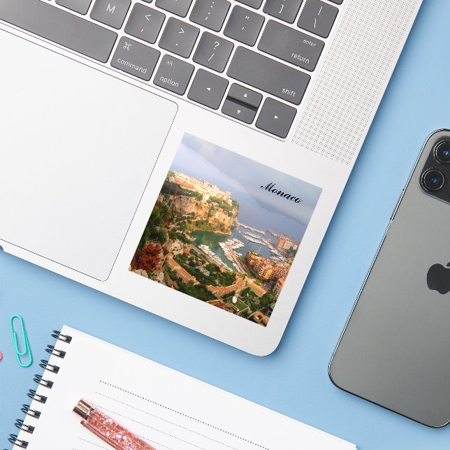 Monaco Magnet Klistermärken (Laptop med iPhone)