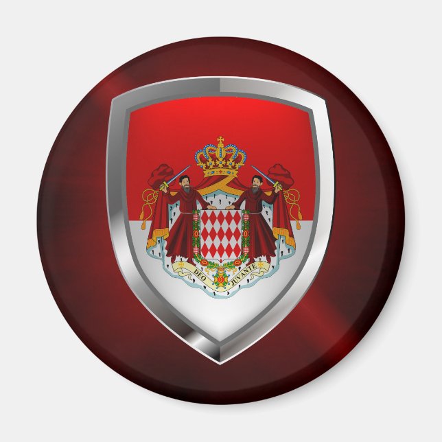 Monaco Metallic Emblem Magnet (Framsidan)