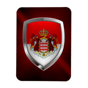 Monaco metallisk Emblem Magnet