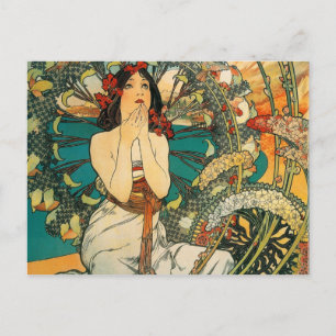 Monaco Monte Carlo Alphonse Mucha Vykort