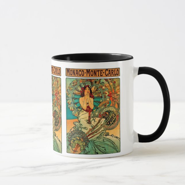 Monaco Monte - carlo art nouveau Mugg (Höger)