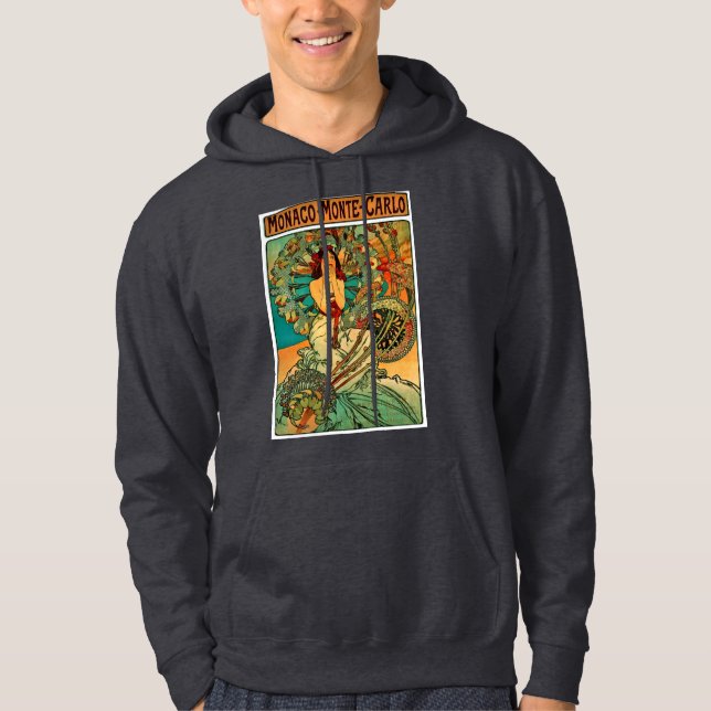 Monaco Monte - carlo art nouveau Sweatshirt Med Luva (Framsida)