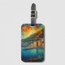 Monaco, Monte-Carlo Bay i van Gogh stil Bagagebricka