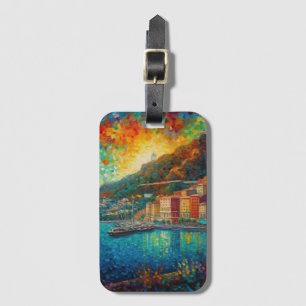 Monaco, Monte-Carlo Bay i van Gogh stil Bagagebricka