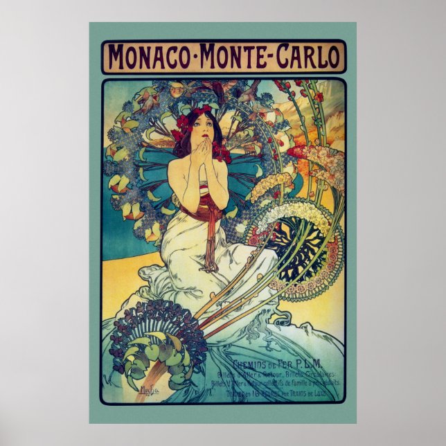 Monaco Monte-Carlo (Belgien) Poster (Framsidan)