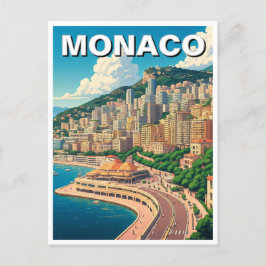 Monaco Monte Carlo Europe Travel Vykort