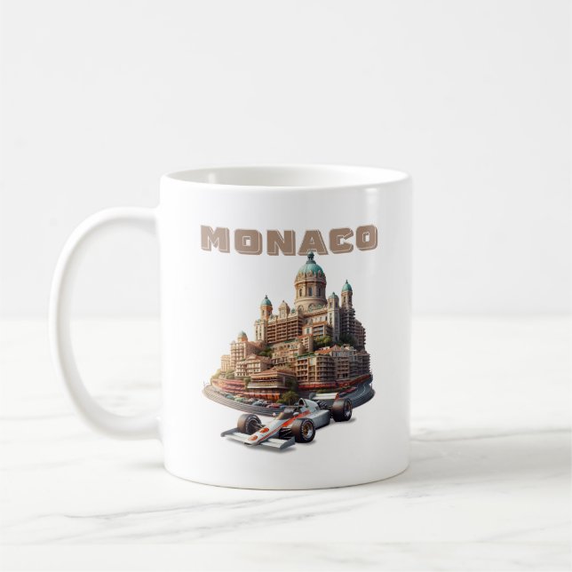 Monaco Monte Carlo Kaffemugg (Vänster)