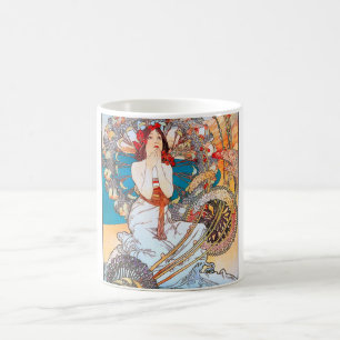 Monaco, Monte-Carlo, Mucha Kaffemugg