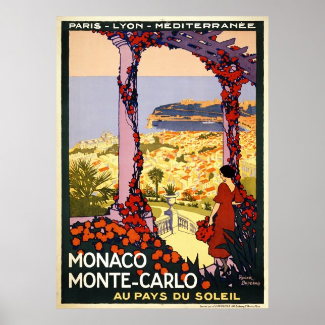 Monaco Monte Carlo Poster (Framsidan)