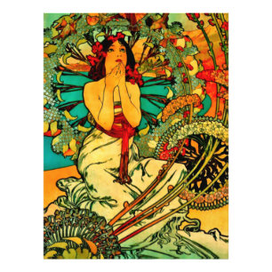 Monaco Monte Carlo Poster av Alphonse Mucha