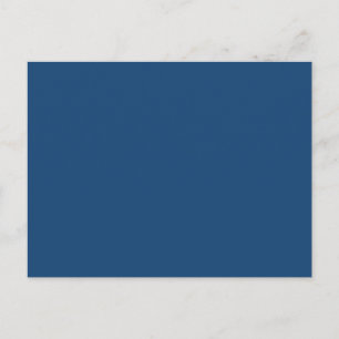Monaco Noble Blue Solid Färg Vykort