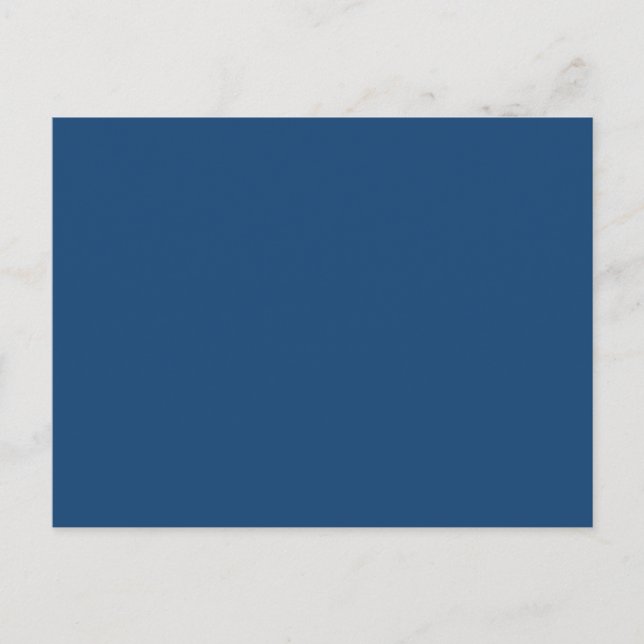 Monaco Noble Blue Solid Färg Vykort (Framsida)