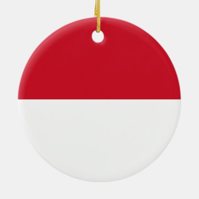 Monaco Ornament flagga (Baksidan)
