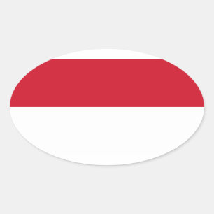 Monaco Ovalt Klistermärke