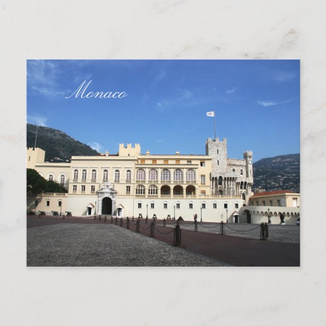 Monaco palace vykort (Framsida)