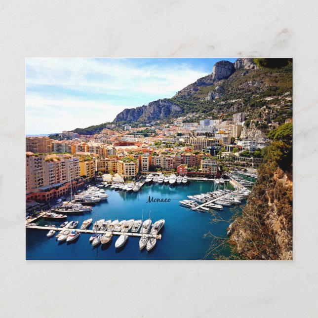 Monaco Port Vykort (Framsida)