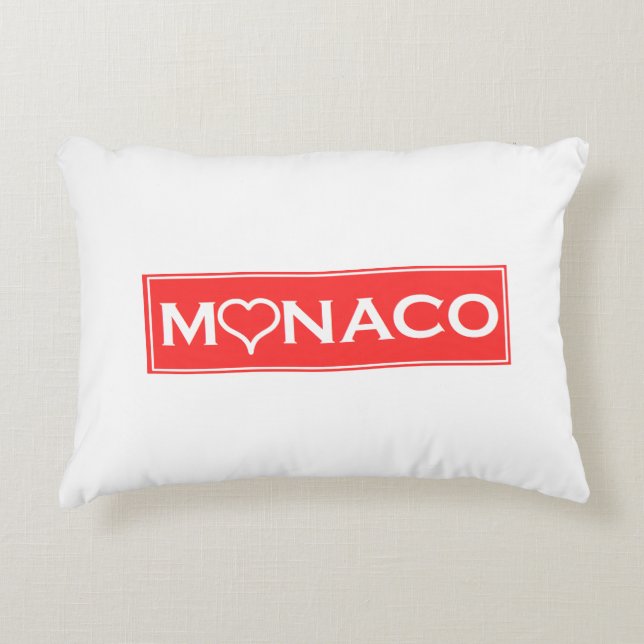 monaco prydnadskudde (Framsidan)