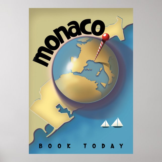 Monaco Resa affisch  (Framsidan)
