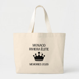 Monaco Riviera Elite Minnen 2026 Totebag Jumbo Tygkasse