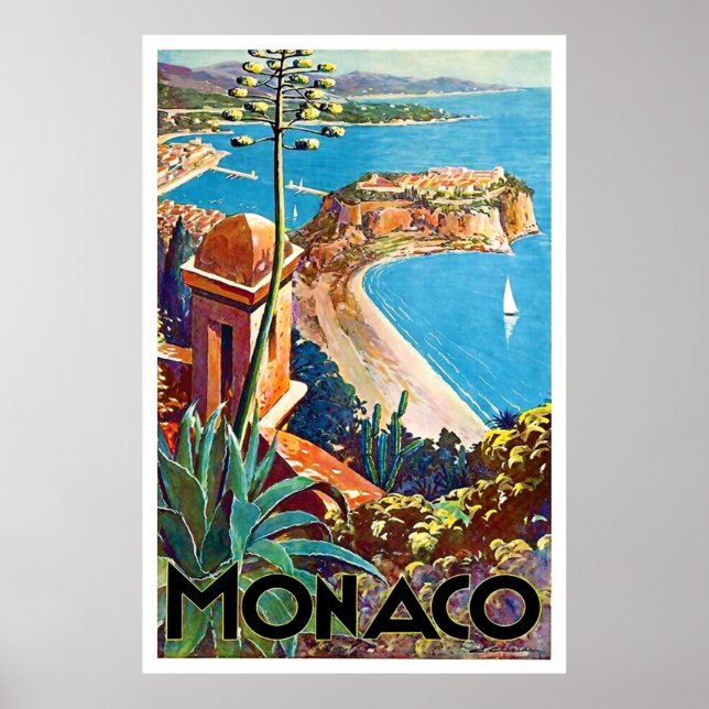 Monaco, Riviera Poster (Framsidan)