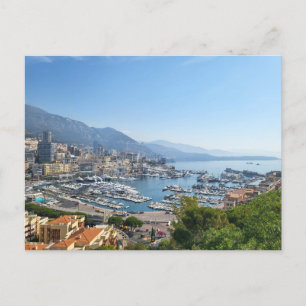 Monaco Skyline Vykort