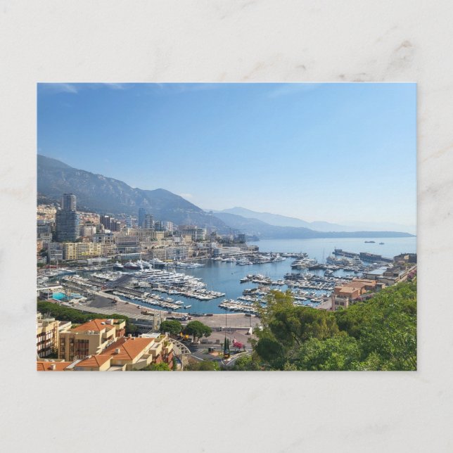 Monaco Skyline Vykort (Framsida)
